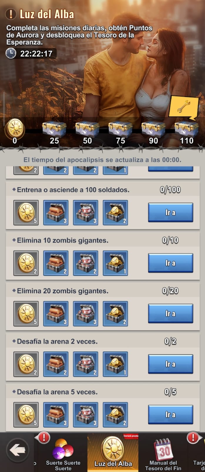 Luz del Alba misiones 1