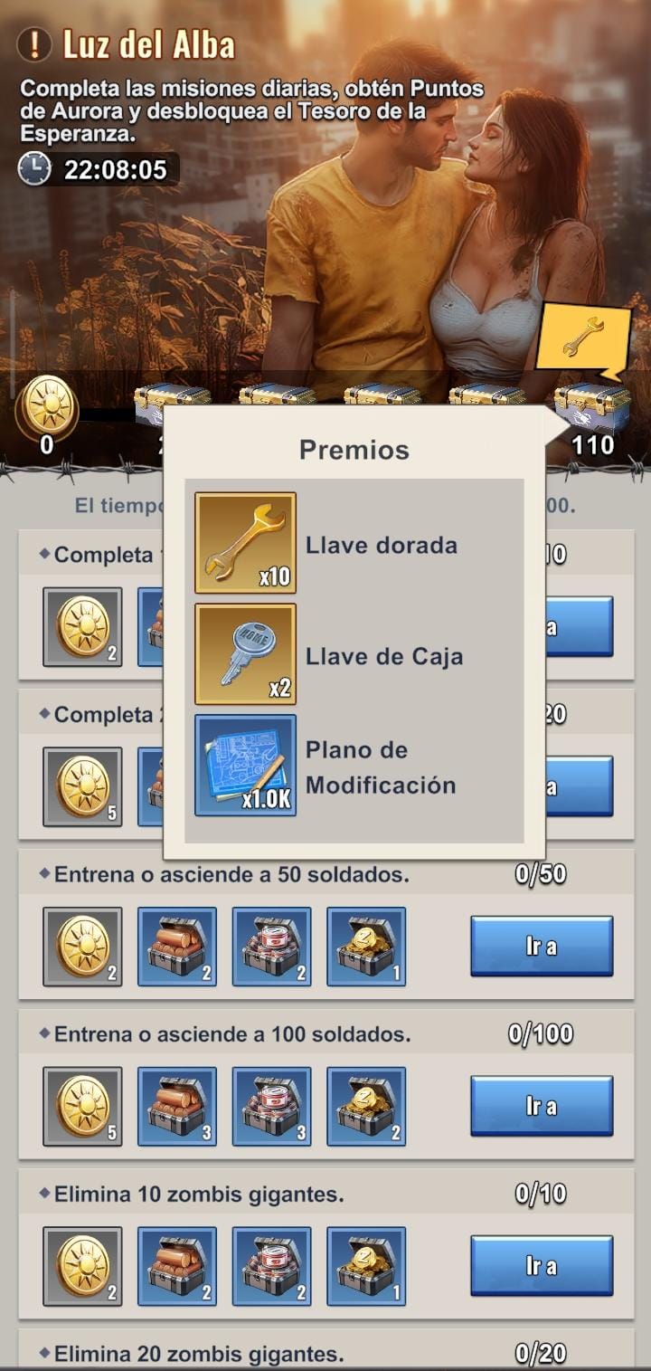 Luz del Alba misiones 2