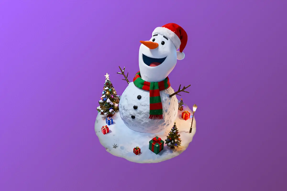 Adorable Pequeña Nieves